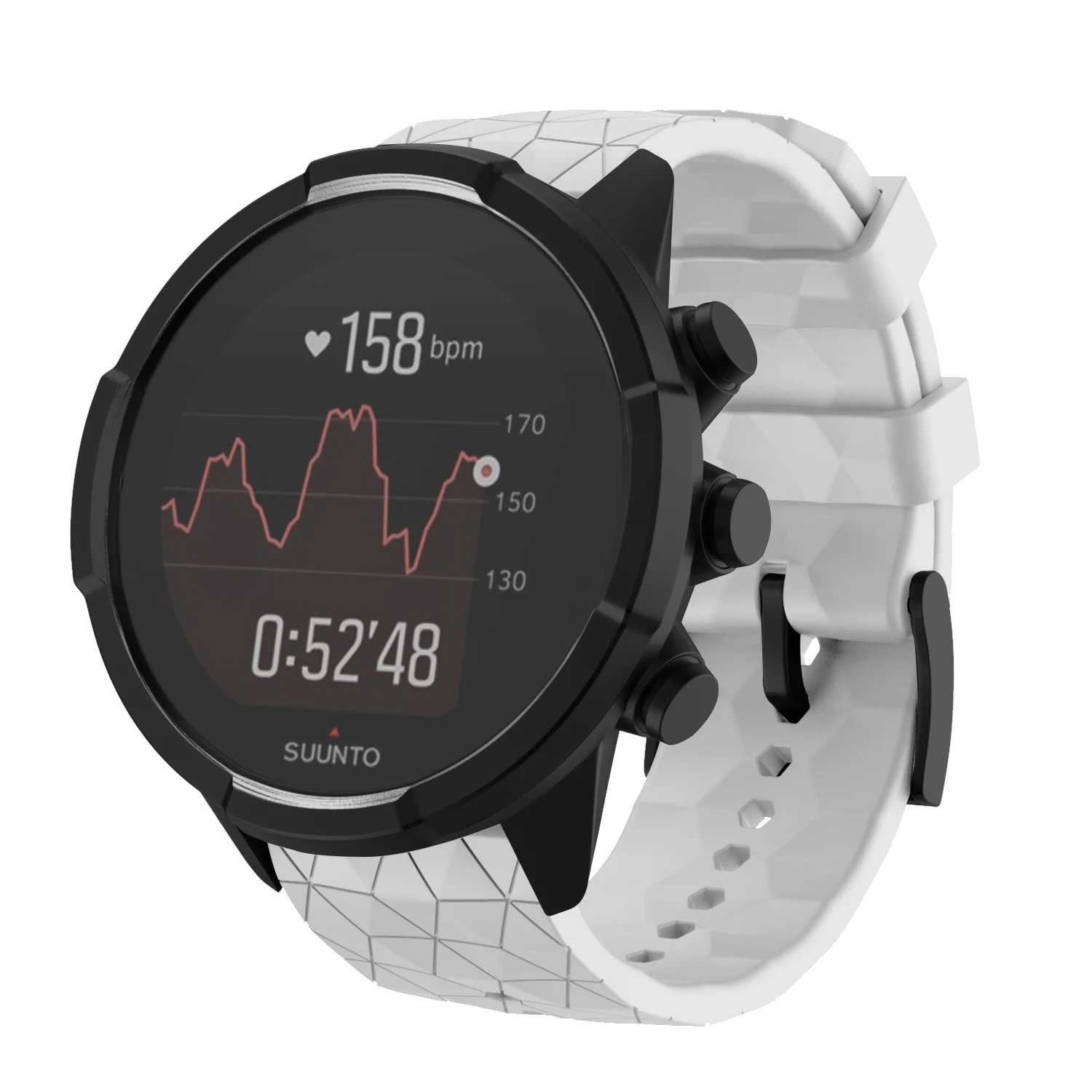 Ремешок силиконовый для suunto 7 D5 сменный Браслет спортивных смарт-часов Suunto 9 Spartan 24