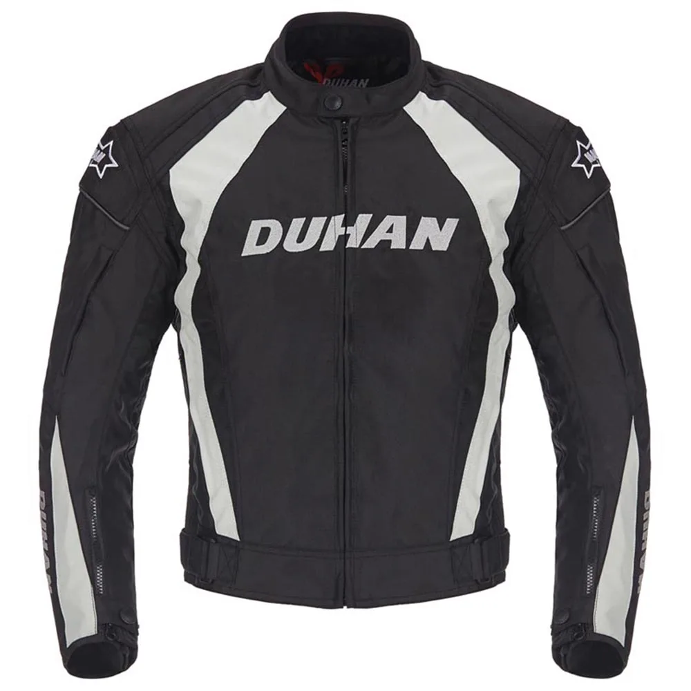 BLACK Duhan moto D089 куртки moto rcycle мужские 5 защитные шестерни capacete moto cross полное тело Броня Защита Куртки - Цвет: BLACK