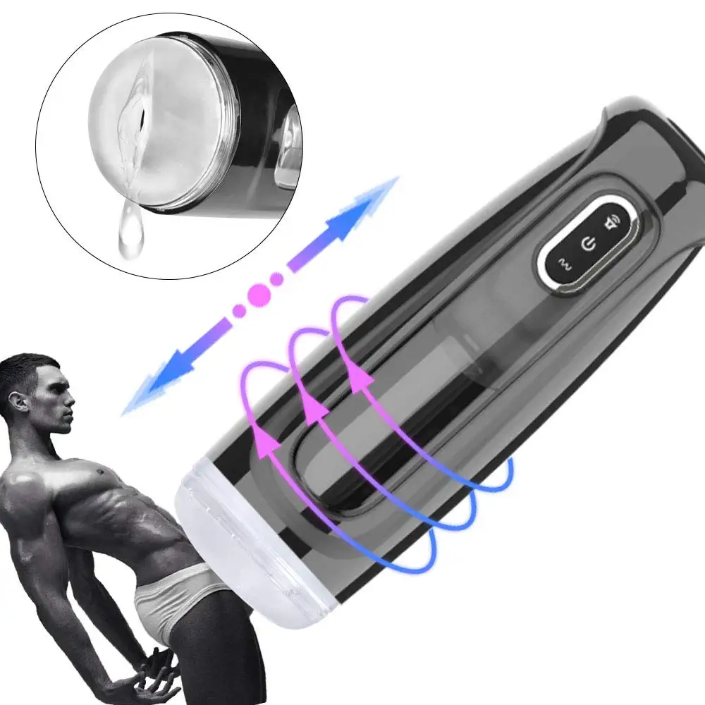 Электрическая автоматическая вибрационная чашка для мужской мастурбации 10