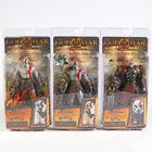 NECA God of War Kratos в золотой флисовой бронеAres Armor Blades с головой Medusa 7,5 