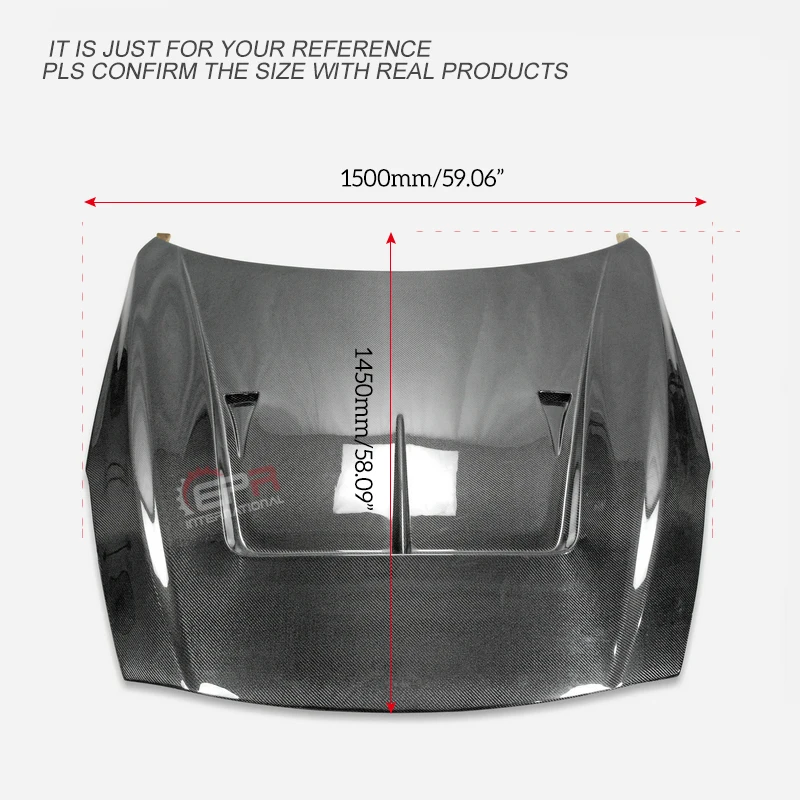 

Car Accessories For Nissan GTR R35 CBA DBA LBV2 Style Carbon Fiber Front Hood Glossy Finish Bonnet Cover Tuning Bumper Kit Trim