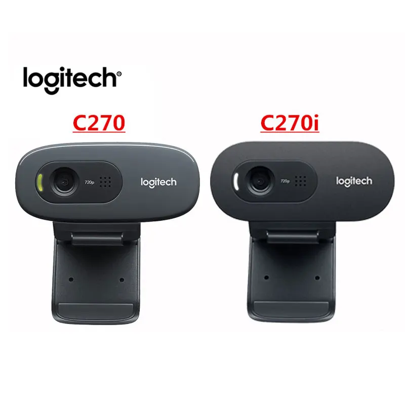Оригинальная веб камера Logitech C270/C270i IPTV 720p HD видео встроенный микрофон USB2.0 для ПК