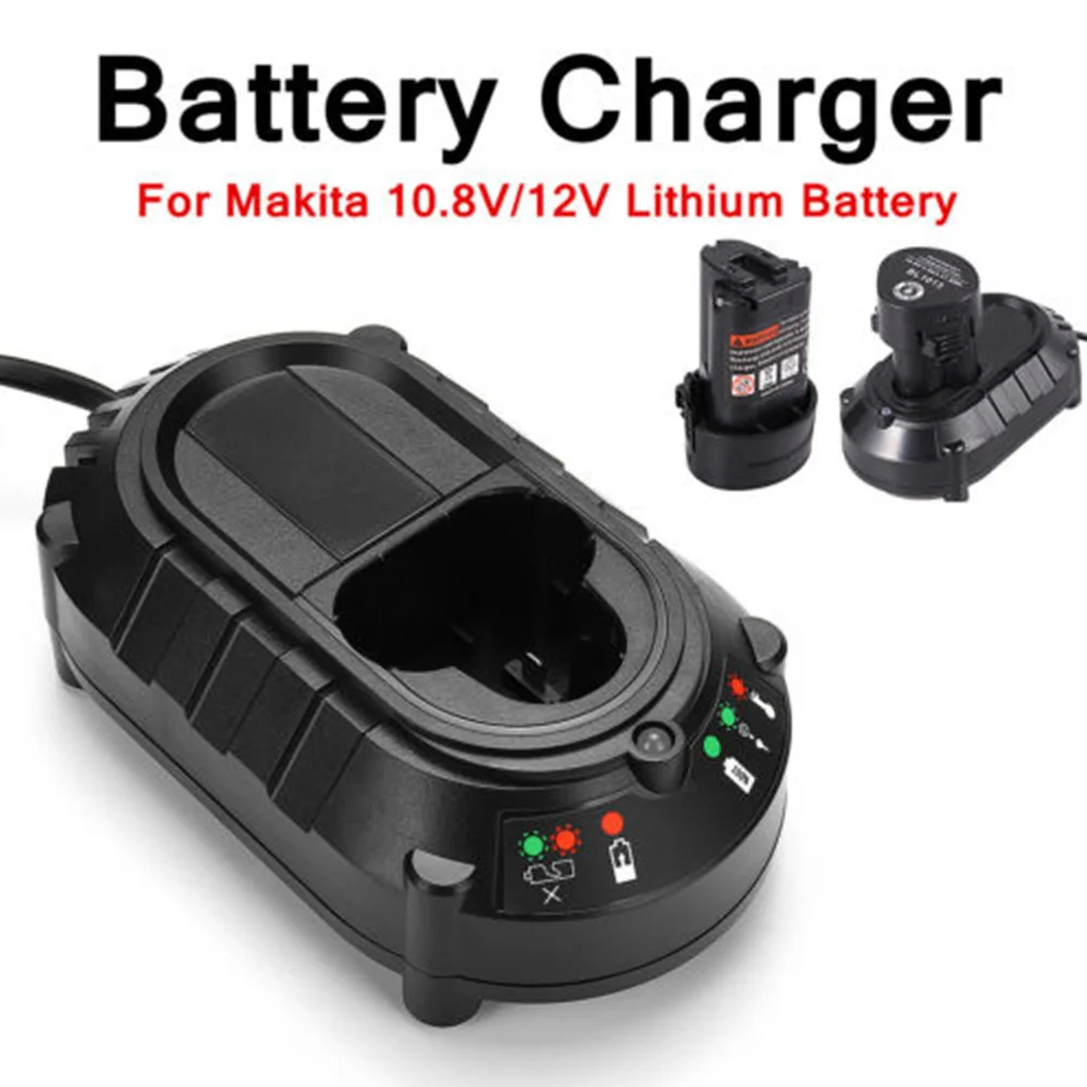 Литий-ионная отвертка 10,8 V/12 V электрическая дрель, электроинструмент DC10WB Замена DC10WA зарядное устройство для Makita BL1013 BL1014