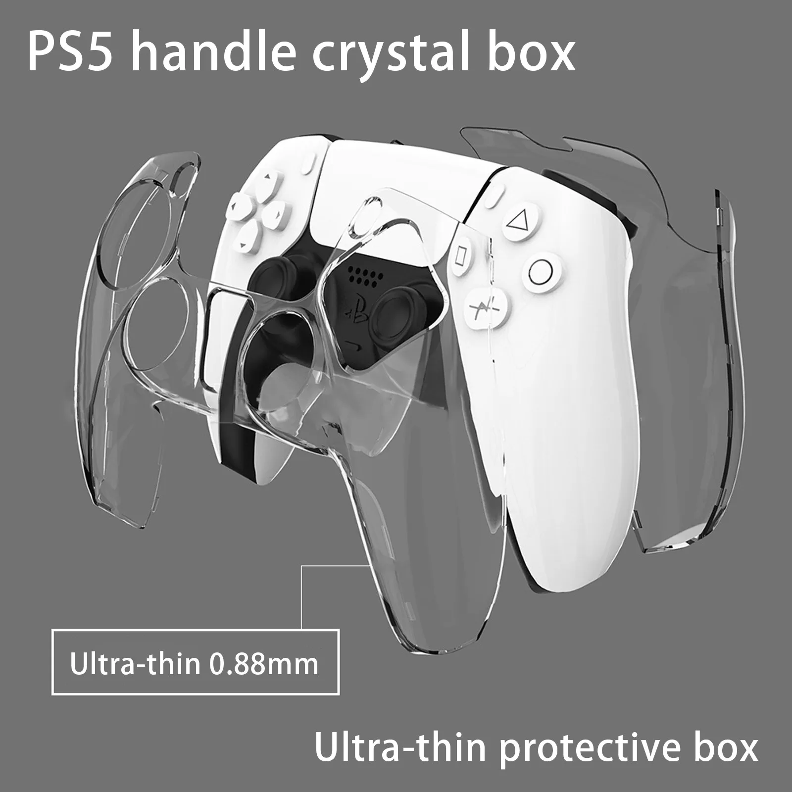 Геймпад с украшением в виде кристаллов чехол силиконовый Защитный Чехол для PS5