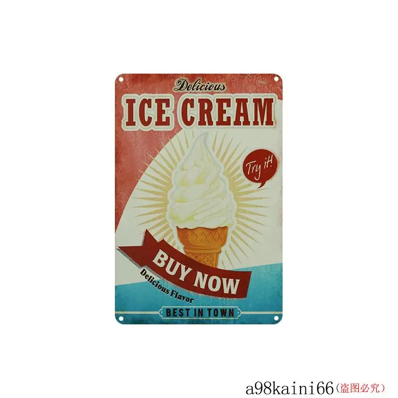 Новинка вкусные пончики магазин бар кафе таверна металлический жестяной знак