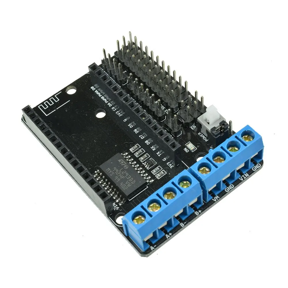 Беспроводной Wi Fi NodeMcu Lua L293D плата драйвера двигателя ESP8266 ESP 12E двойной