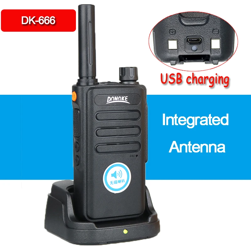 2021 DK-666 mini Walkie Talkie Two-Way Radio 888s UHF 5W 400-470MHz BF888s BF 888S H777 Cheap Two Way Radio USB direct charging