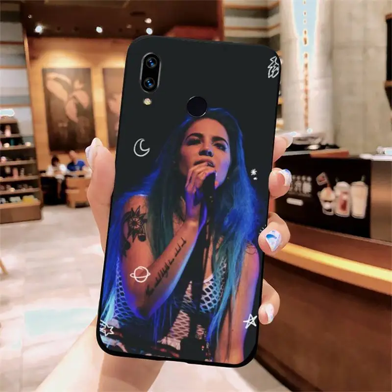 

Halsey Hope Source singer Phone Case For Xiaomi Redmi note 7 8 9 t k30 max3 9 s 10 pro lite