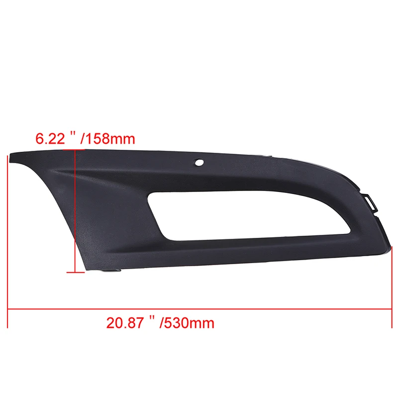 Автомобильный передний бампер POSSBAY нижние Решетки Гриля подходят для VW POLO Typ 6R