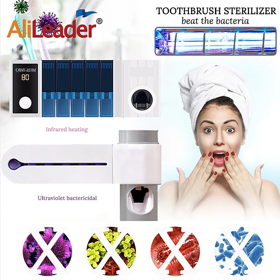Alileader Антибактериальный УФ стерилизатор зубных щеток с автоматической зубной