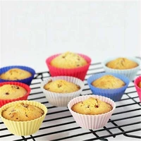 cups mold baking chocolate cupcake liner holders bake muffin dessert 12 silicone
