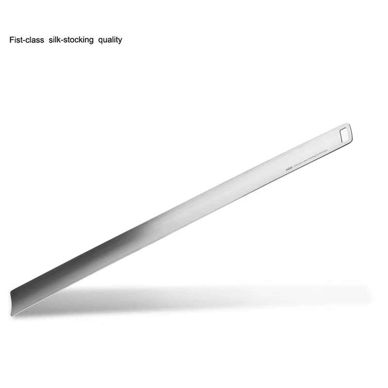 1 Pcs Professional Durable Handle Stainless Steel 59cm Metal Silver Color Alloy Shoe Horn Lifter Long Shoespooner Shoehorn