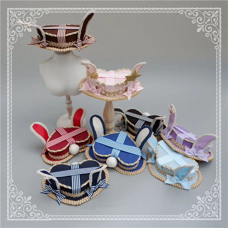 Миниатюрная шляпа для косплея Алиса в стране чудес | Тематическая одежда и