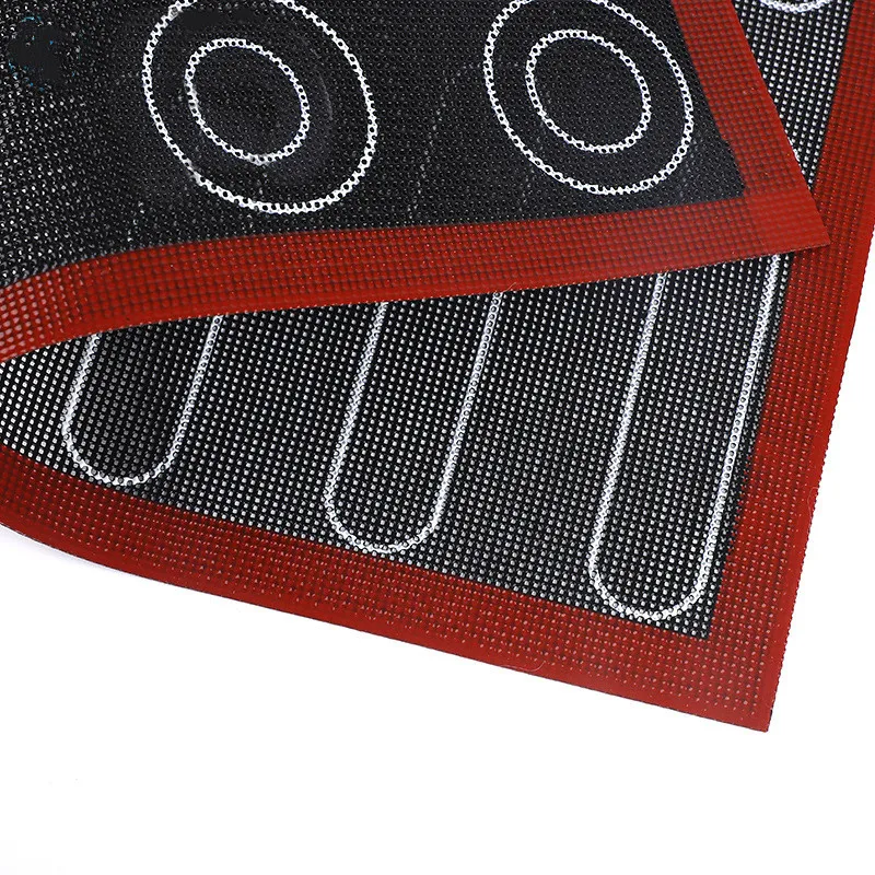 Перфорированный силиконовый коврик для выпечки антипригарный термостойкий 40x30