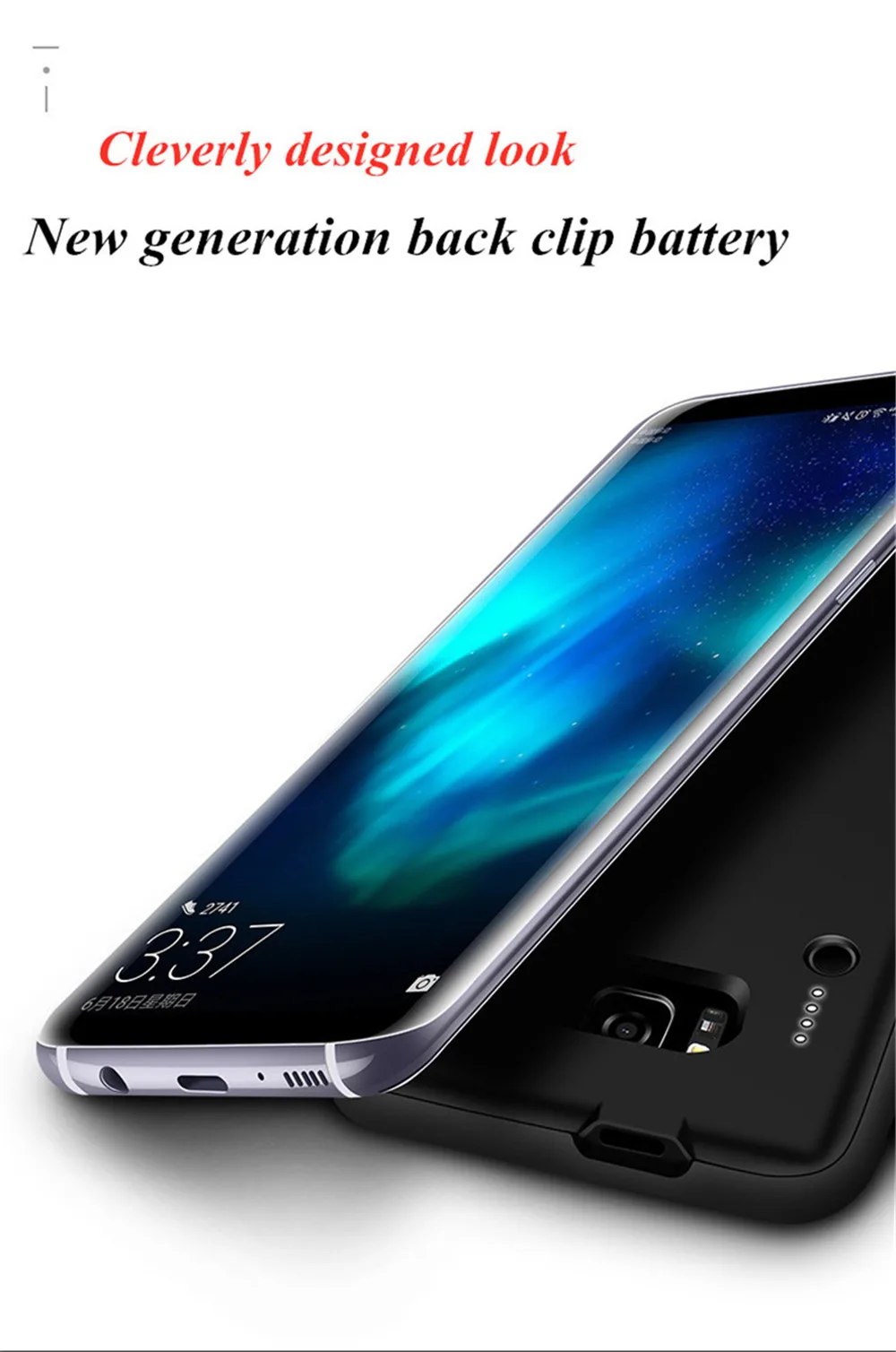 4000 мАч запасной внешний аккумулятор чехол для samsung S8 чехол для батареи 5000 мАч чехол для батареи s для samsung Galaxy S8 Plus чехол для питания