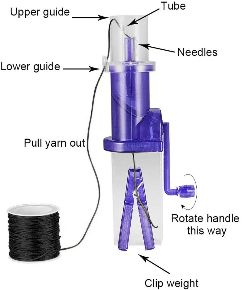 Пластиковый ткацкий станок для ручного вязания катушка украшение рукоделие
