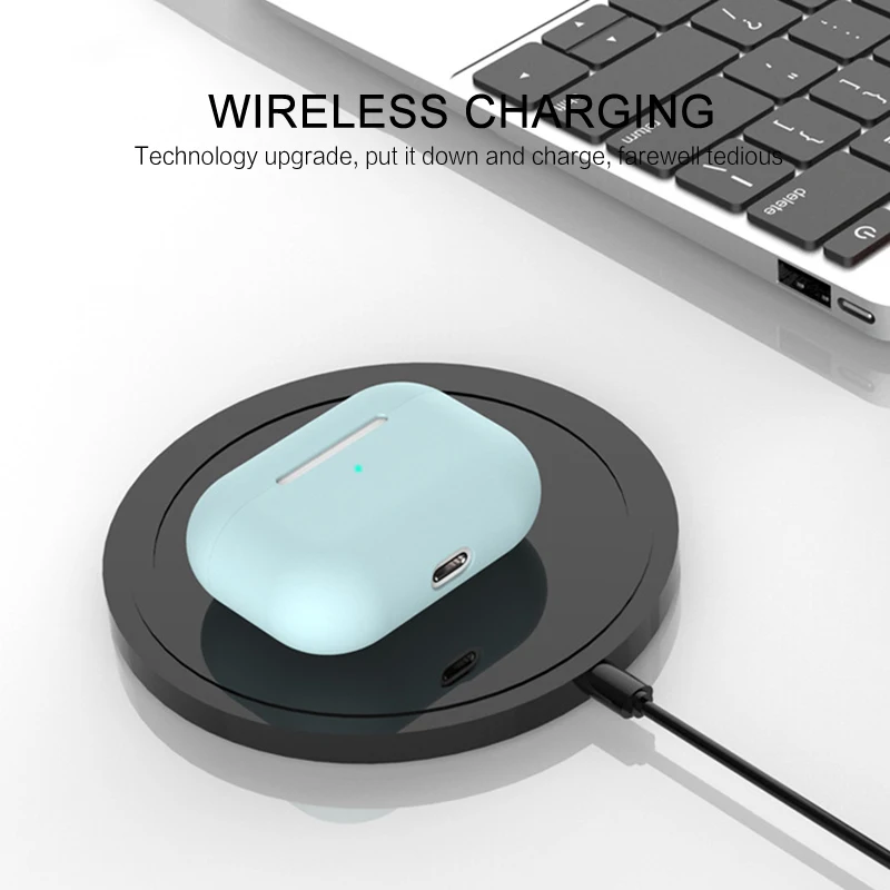 Dropship ТПУ мягкий силиконовый для Apple Airpods Pro беспроводной Bluetooth защитный чехол