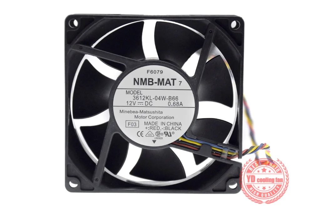 Новый NMB MAT 3612KL 04W B66 12V 0.68A 9032 4 линии для DELL сервер блок питания ATX вентилятор