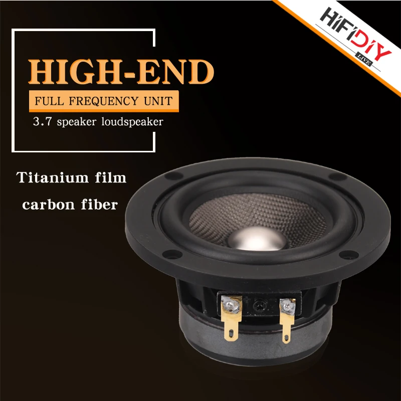 Caixa de Som Unidade de Alto-falante de Frequência Embutido de Fibra de Titânio Hifidiy Live Hifi Polegadas 93mm Completa 4 Ohm 30w Alto-falante 3.7