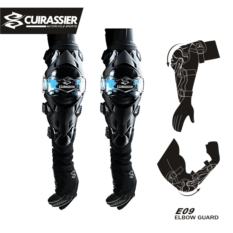 Наколенники Cuirassier мотоциклетные Защитные Налокотники для мотокросса защита
