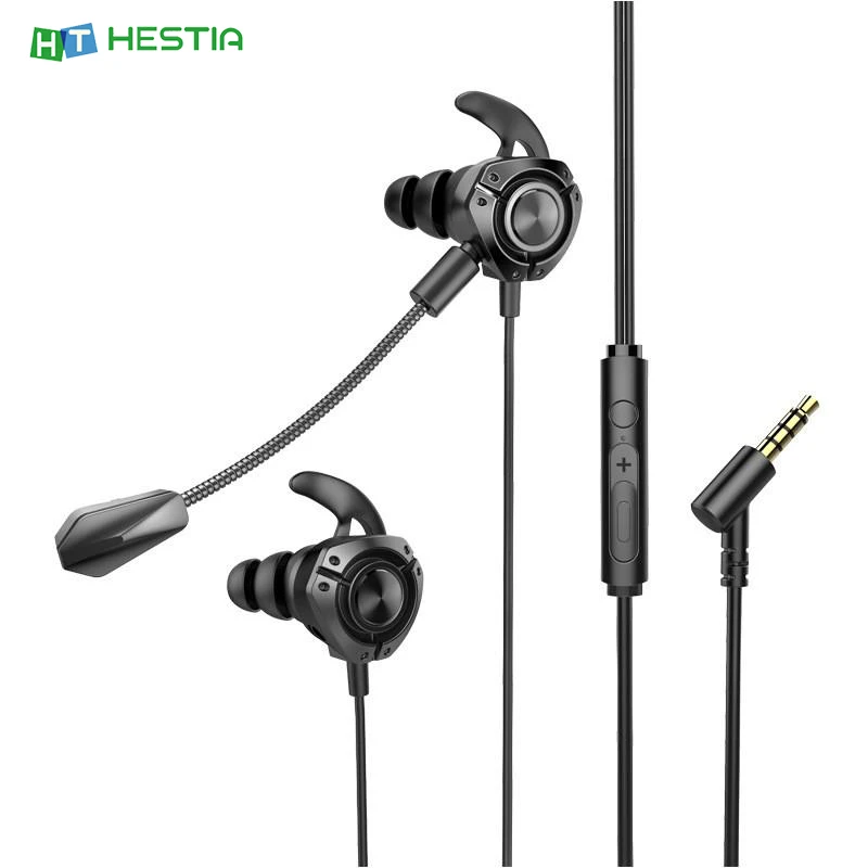 

G22 wired 3.5mm in-ear chicken game headset with microphone for computer/mobile phone/PS4 auriculares earbuds earphone two color