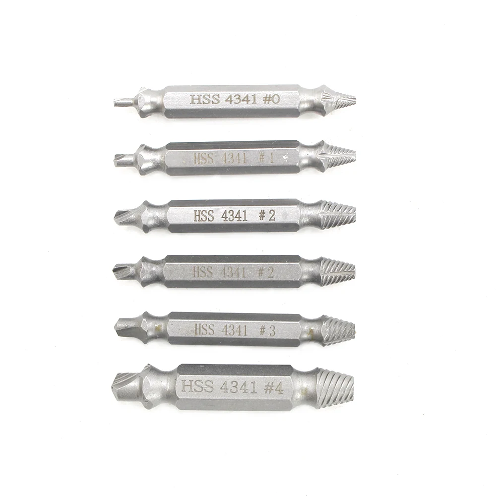 Набор сверл для извлечения поврежденных винтов комплект направляющих быстрого и