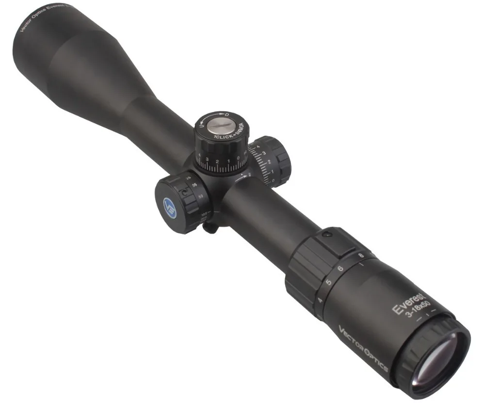Векторная оптика GenII Everest 3-18x50 AR15 прицел Воздушный пистолет прицел охотничий Тактический MOA с сотовым кольцом. 223. 308 5,56