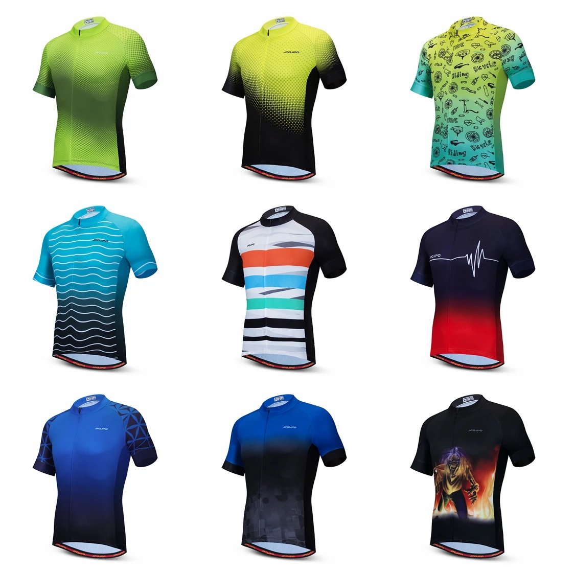 

2021Cycling Jersey Men Bike Mountain MTB Shirt Maillot Ciclismo Top Summer Road Bicycle Racing Riding Clothing Pockets Red