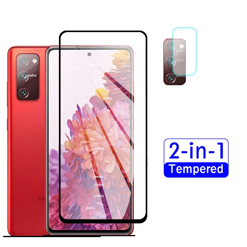 Защитное стекло 2 в 1 для экрана и камеры Samsung S20 FE 5G 2020