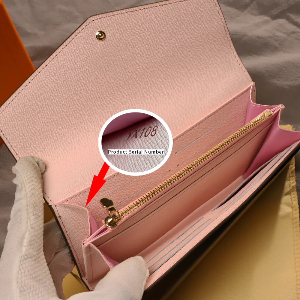 

New Style Wallet women's leather luxury card holder holding casual women's purse zipper pocket buckle