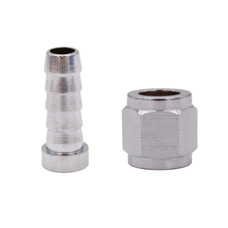 2 шт./компл. шарнирная гайка-1/4 &quotFFL до 1/4&quot Барб хромированный шаровой замок MFL