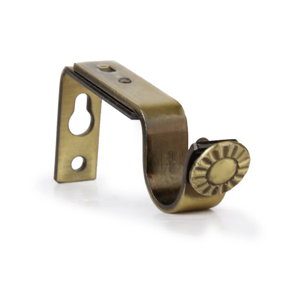 2 шт. 22 мм аксессуары для карнизов держатель штор (бронза)|Фурнитура оформления