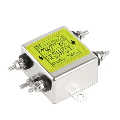 EMI anti-interference AC 220V power supply filter bipolar purification audio sound CW3L2-3A-S 6A10A20A | Обустройство дома
