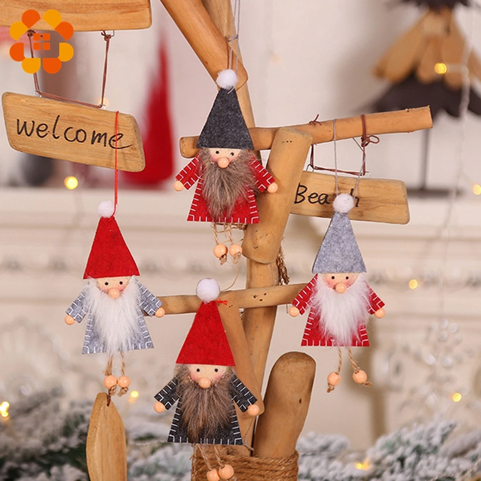 3 шт. милые маленькие Рождественские Подвески украшение для камина окна DIY лес