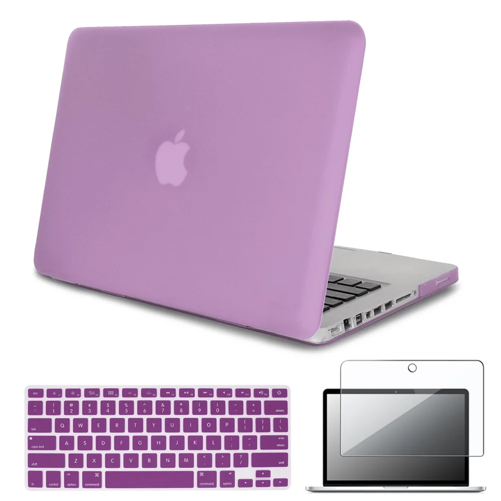 

Laptop Case for Apple Macbook Air 13/11/MacBook Pro 13/15 Inch Protector Case + Keyboard Cover + Screen Protector