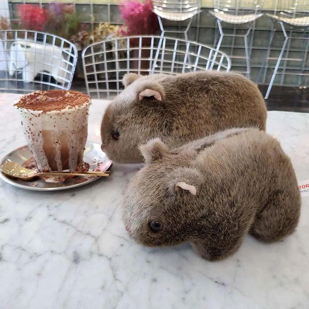 Игрушка плюшевая Женская морская свинка 18 см набивное дикое животное