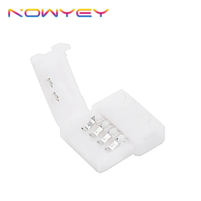 Светодиодная лента разъем 10-Pack 4Pin 8 мм 10 Бесконтактный соединитель для SMD5050 2835 RGB s |