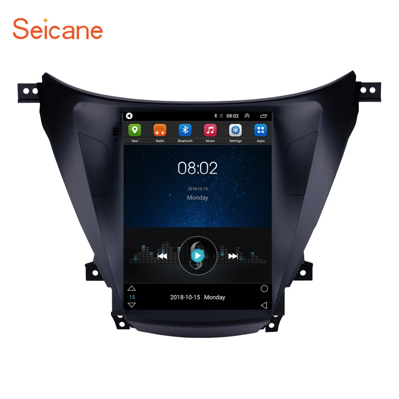 Seicane GPS автомобильный Android 9 1 HD 7 &quotстерео Мультимедийный плеер для Hyundai Avante Elantra 2012