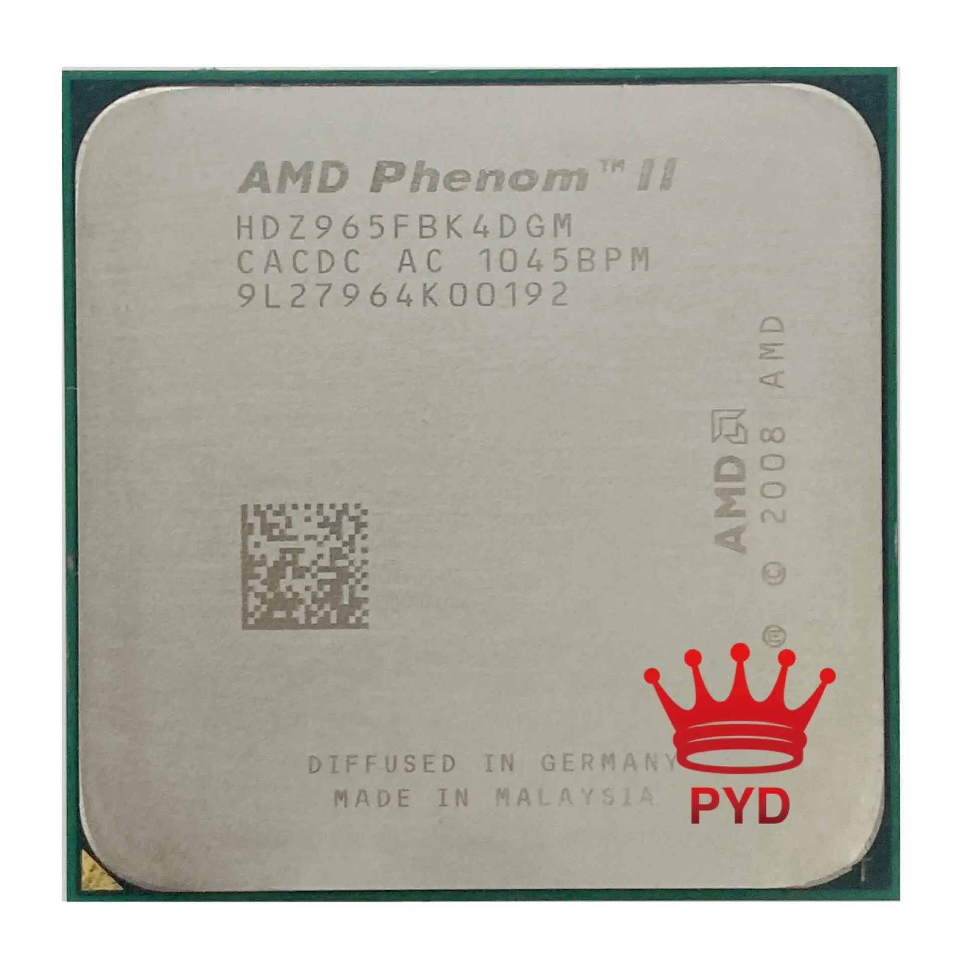 Четырехъядерный процессор AMD Phenom II X4 965 3 4 ГГц HDZ965FBK4DGM разъем AM3|Процессоры| |