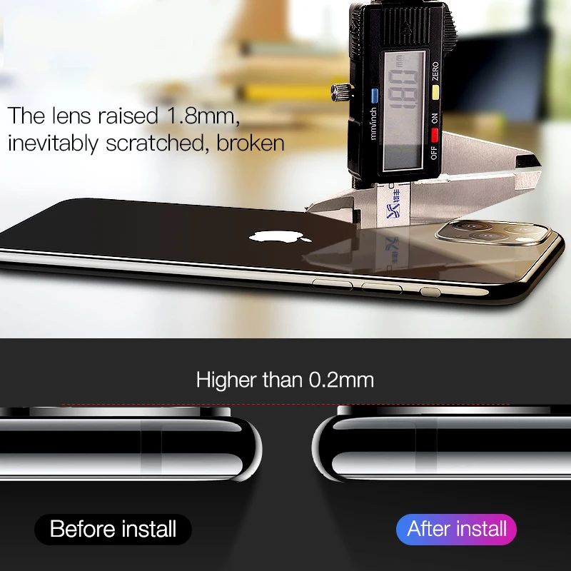 Защитная пленка для камеры iphone 11 Pro Max чехол 11Pro полное покрытие объектива защита