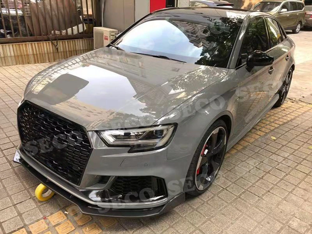 Карбоновый передний бампер спойлер для Audi A3 RS3 не A3 Стандартный S3