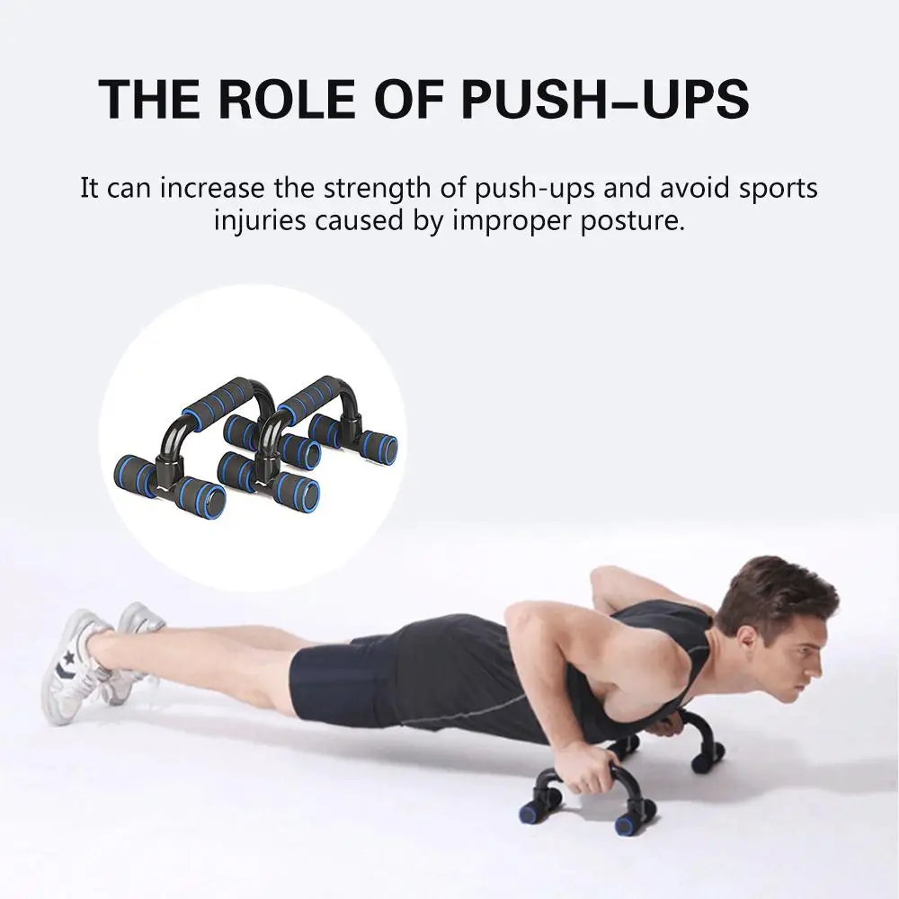 

Stands Bars 9 in 1 System Body Building Fitness Push Up Stands Pushup 3 Color ABS Plastic Pair Exercise Body Training