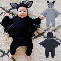 halloween costume romper hat outfits set novelty bat sleeve new baby rompers cute cartoon infant girl boy kids coutfits lothes