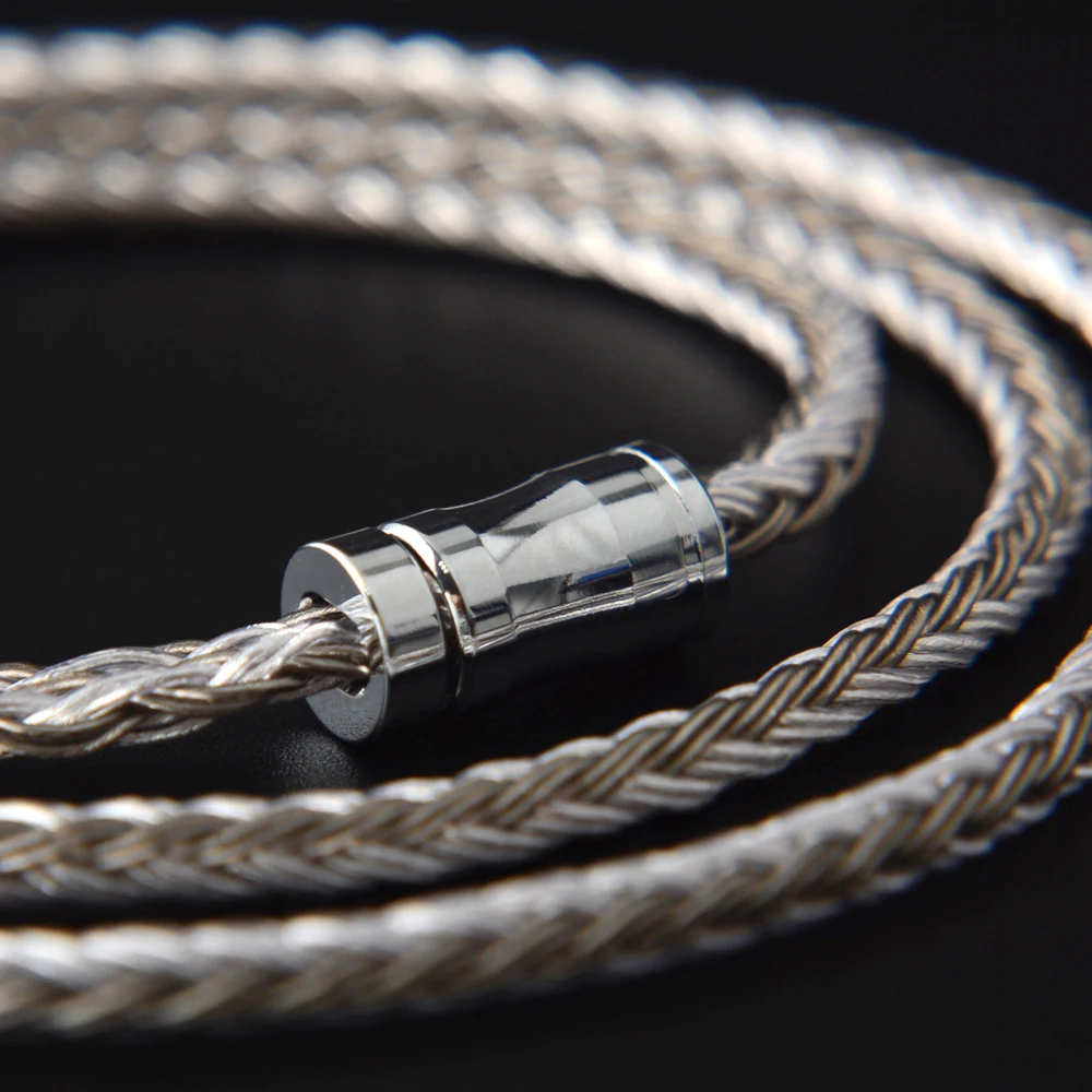 NICEHCK C16 4 16 разъем MMCX Core посеребренный кабель 3 5/2 5/4 мм MMCX/2Pin/QDC/NX7 булавки для QDC C12 ZSX