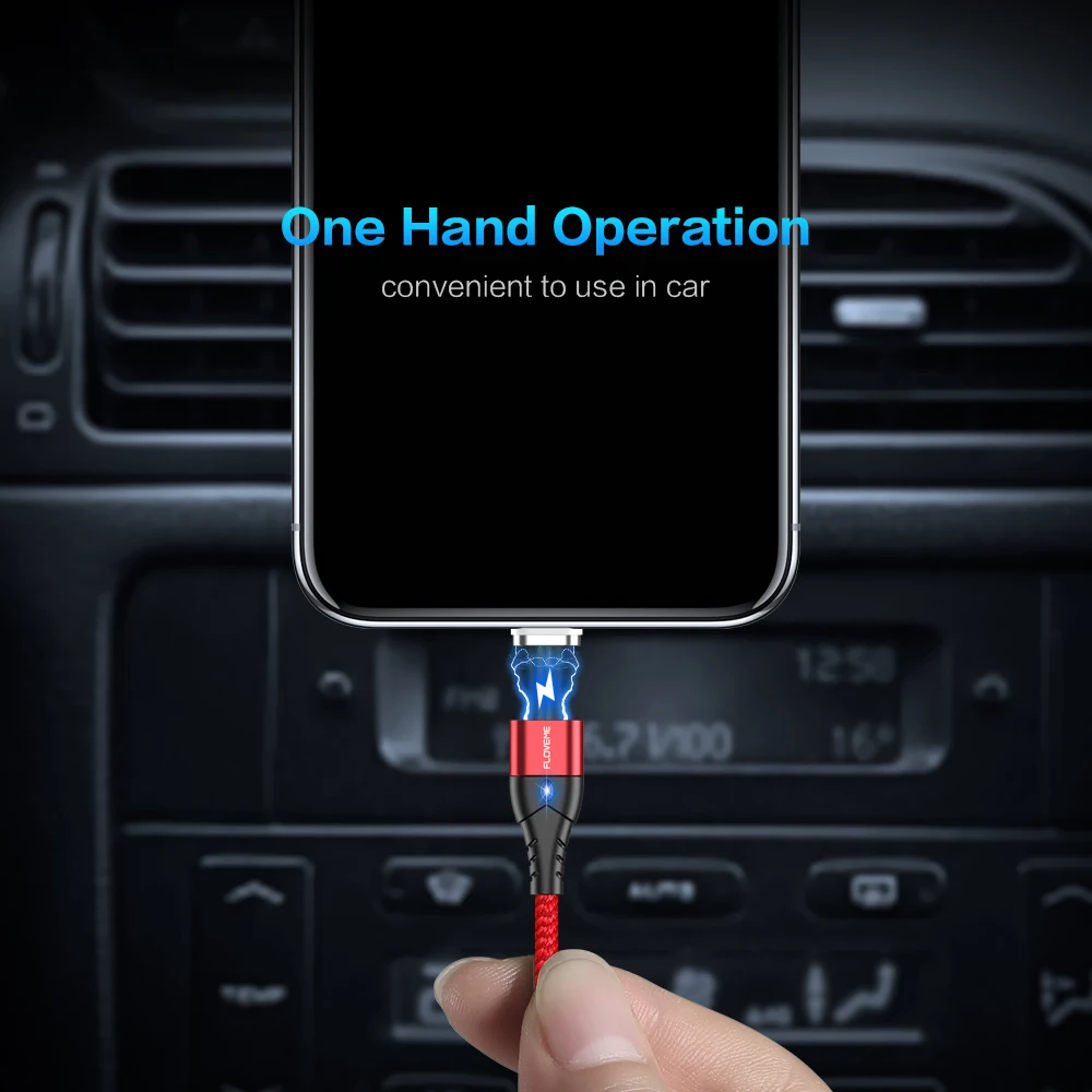 3A Магнитный Micro 1 м практичный Быстрый зарядный usb-кабель C кабель для IPhone Android