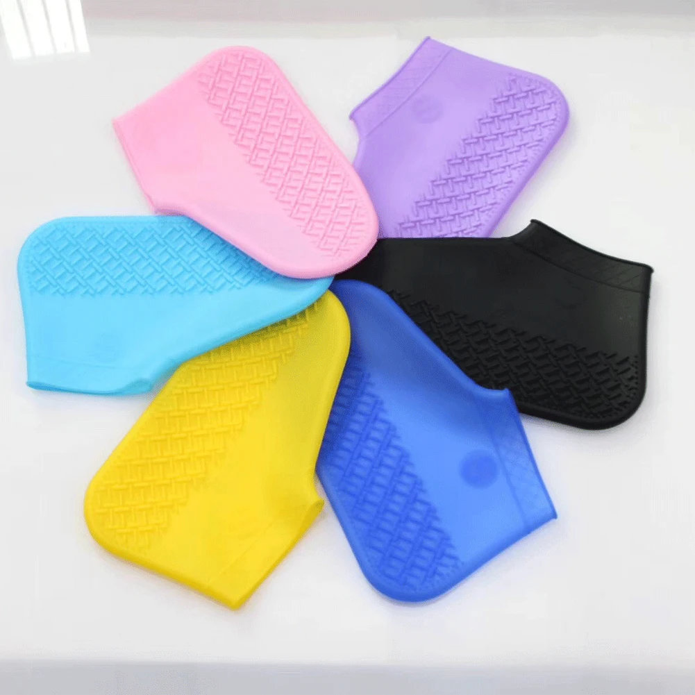 Мужские и женские силиконовые защитные эластичные многоразовые бахилы уличные