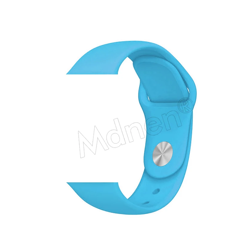 Силиконовый ремешок-петля для Apple Watch 42 мм 38 мм Iwatch 5 4 3 2 1 браслет с магнитной пряжкой - Цвет ремешка: 3 Blue