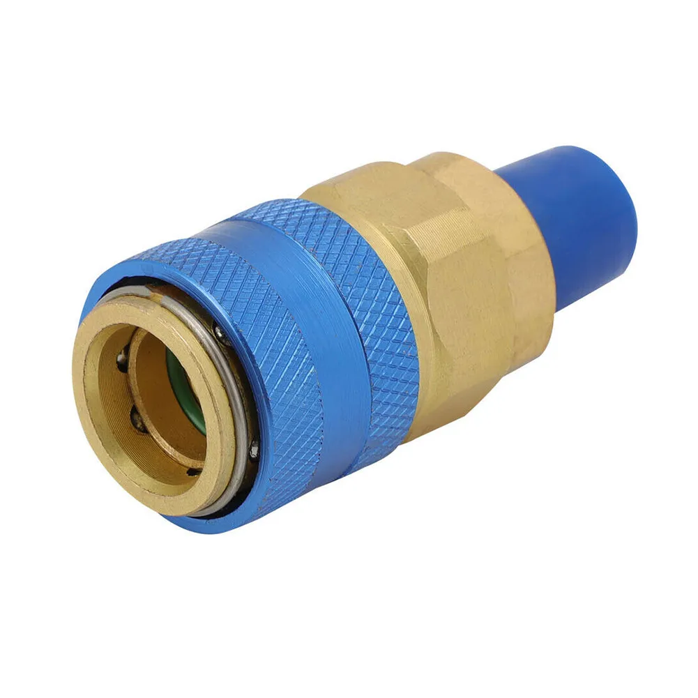 

Replacement R134A AC Refrigerant Charge Hose With Pressure Gauge 1.35M 55MPa Accessory Car