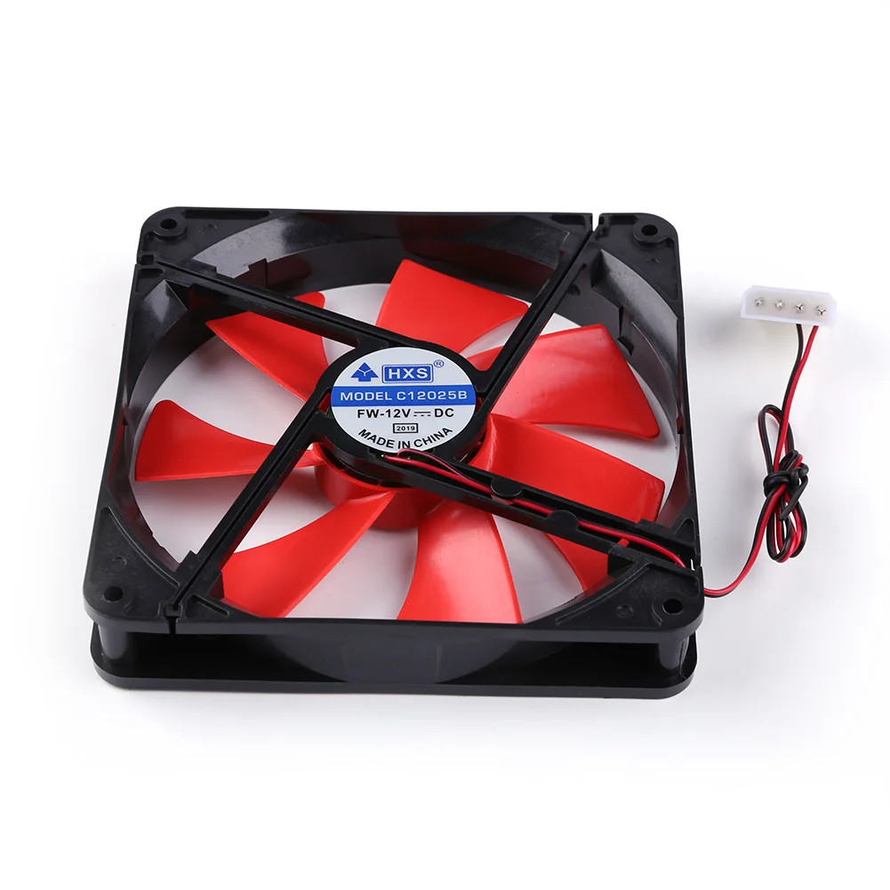 140 мм 4 Pin Скорость Регулируемый бесшумный ПК чехол Вентилятор охлаждения