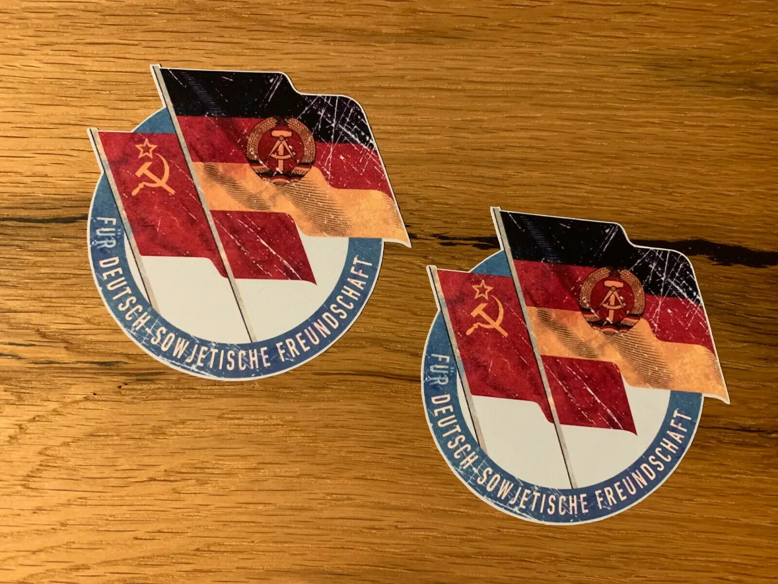 DDR stickers USSR for GAZ progress ZT Belarus Trabant Lada Niva Ossi # 764